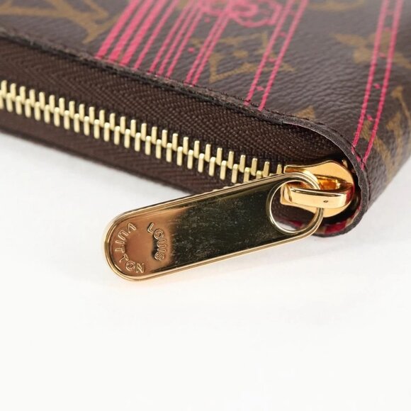LOUIS VUITTON Monogram 2014 Christmas Only Zippy Wallet M58507 LV Auth 136757V - Picture 9 of 16